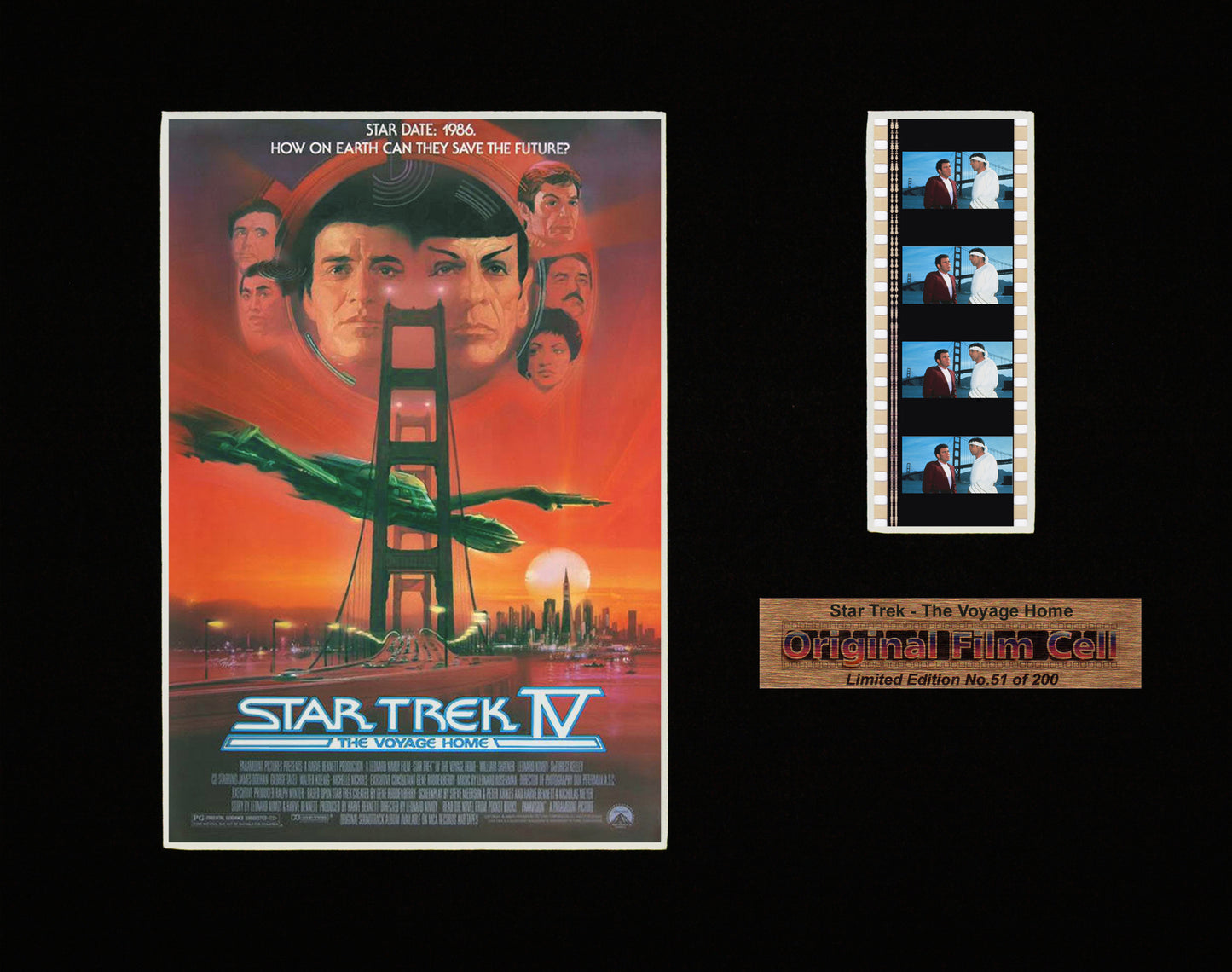 Star Trek - The Voyage Home (1986) - Unframed single film cell picture