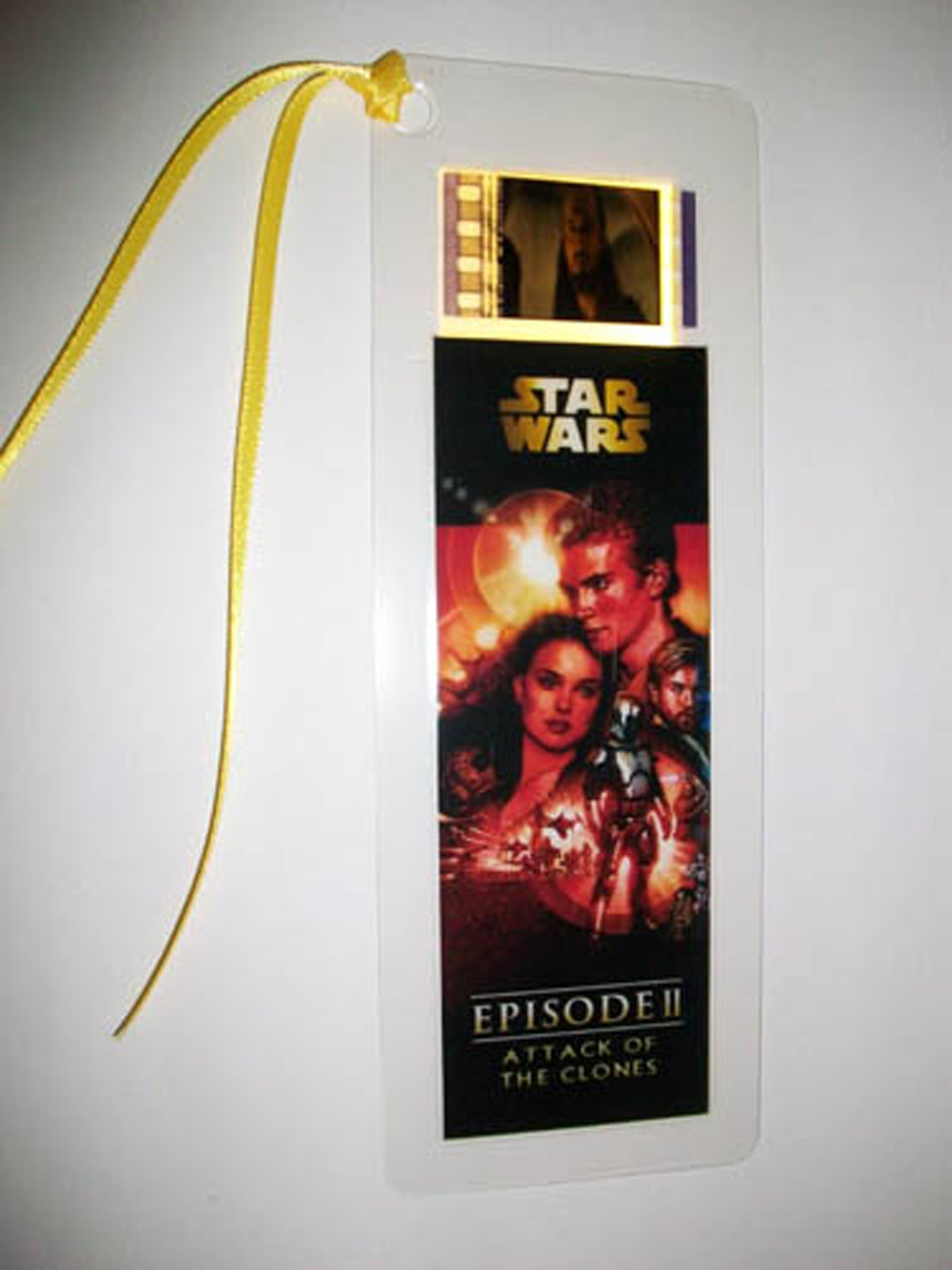 STAR WARS - Attack of the Clones - Rare Movie Film Cell Bookmark