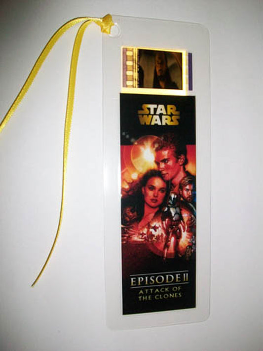 STAR WARS - Attack of the Clones - Rare Movie Film Cell Bookmark