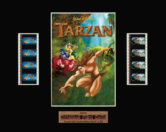 Tarzan (1999) - Disney - Unframed double film cell presentation