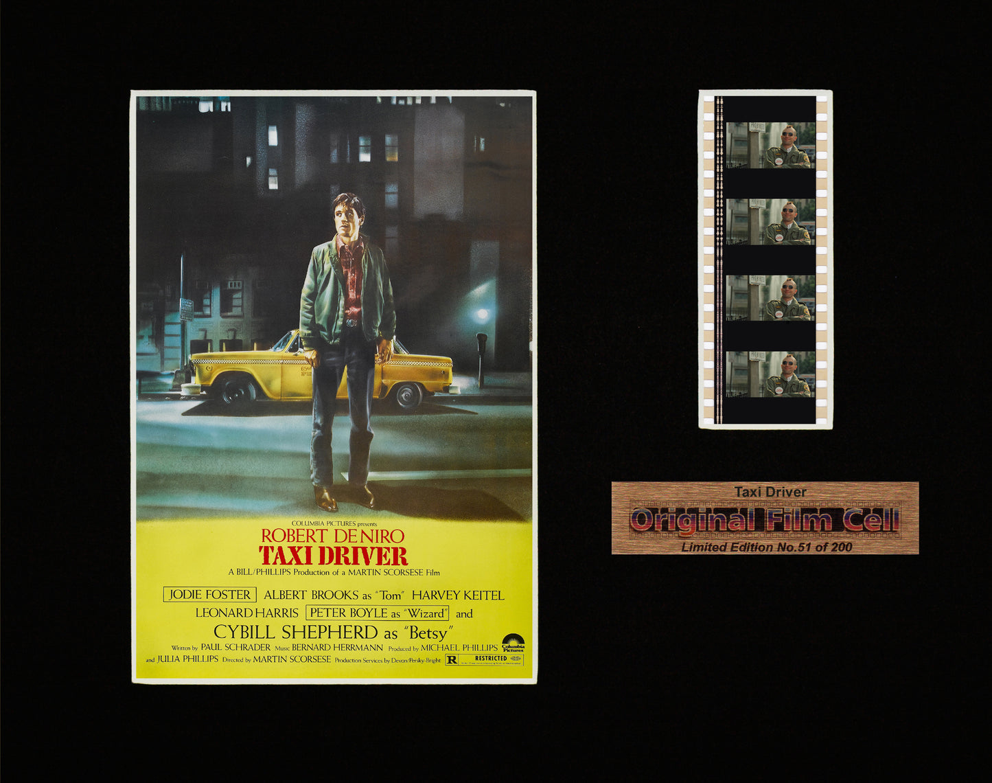 Taxi Driver (1976) - Unframed single film cell picture