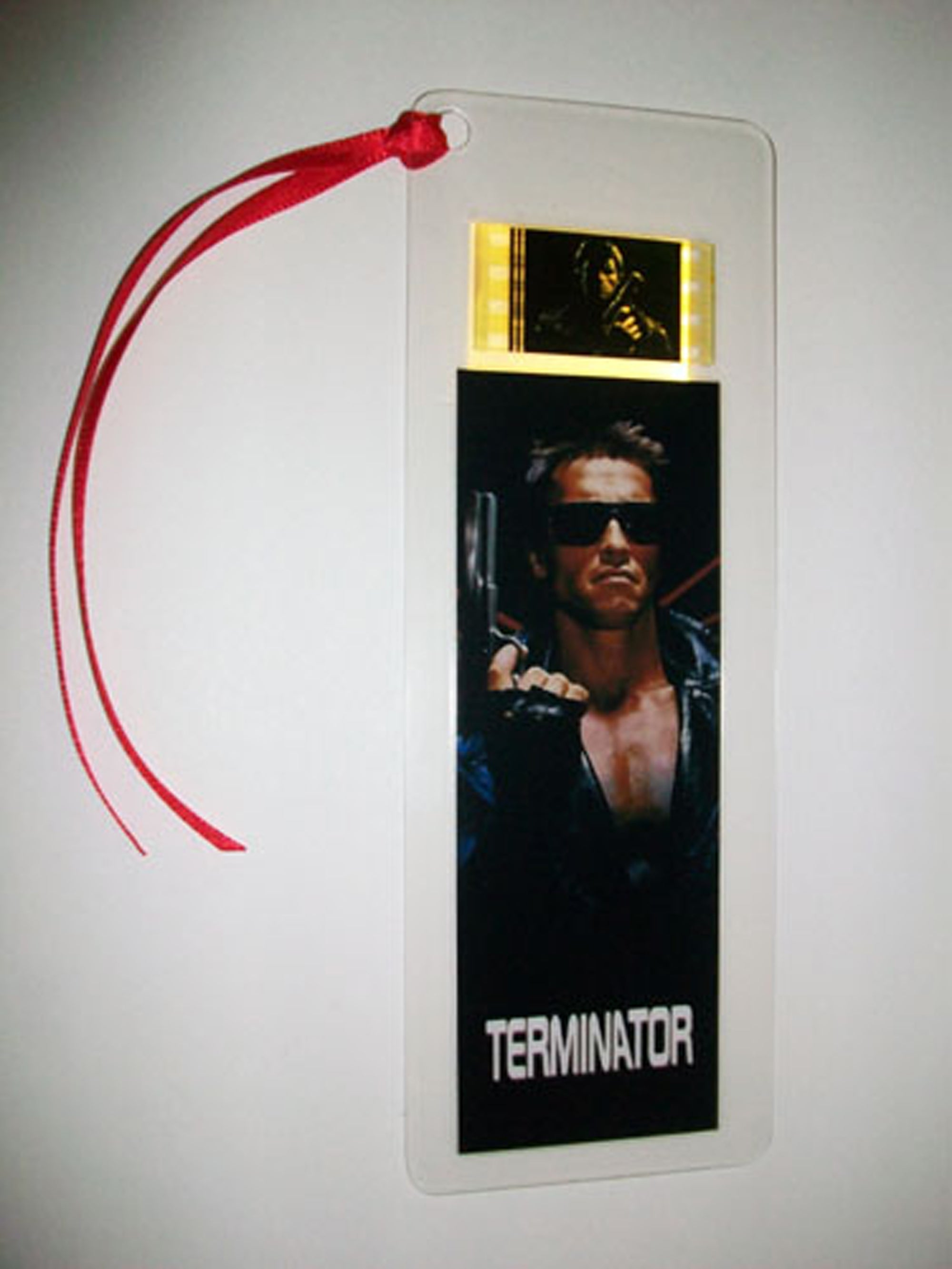 THE TERMINATOR Rare Movie Film Cell Bookmark