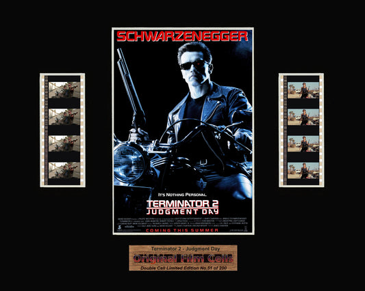 Terminator 2 - Judgment Day (1991) - Unframed double film cell presentation