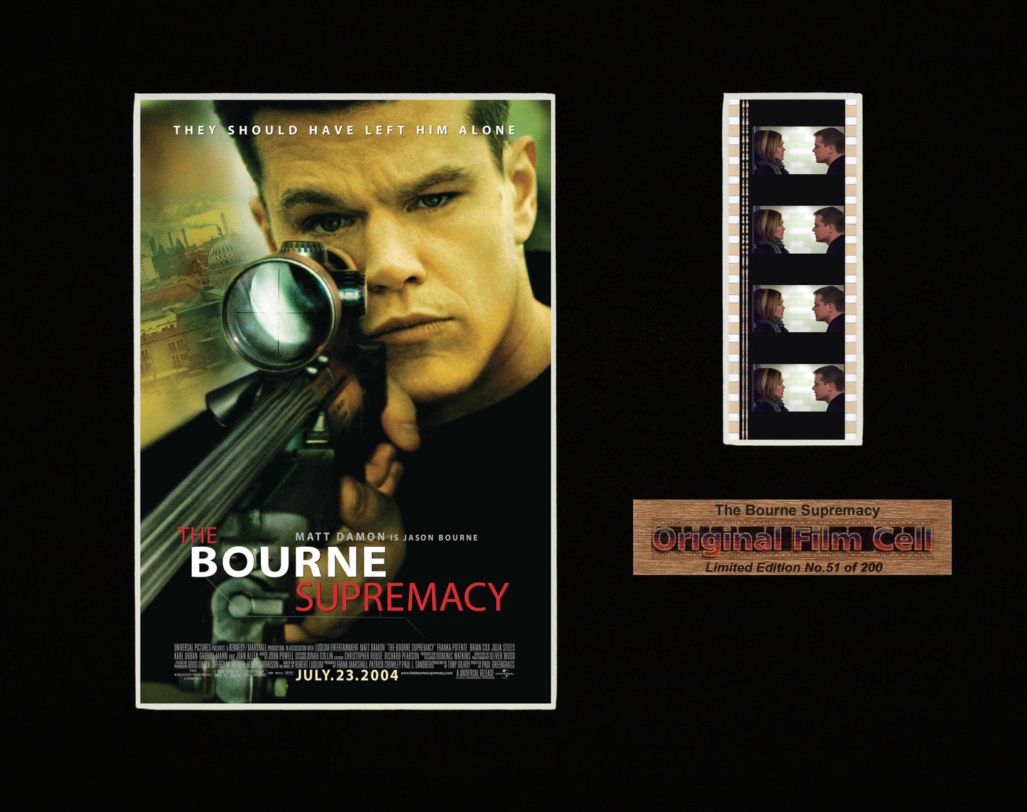 The Bourne Supremacy (2004) - Unframed single film cell picture