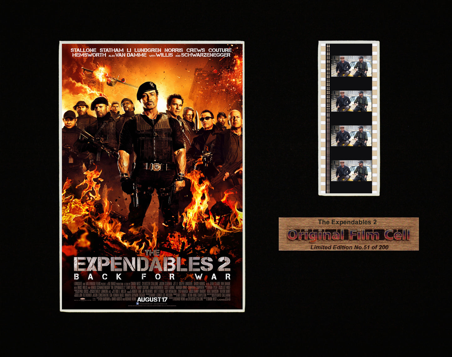 The Expendables 2 (2012) - Unframed single film cell picture