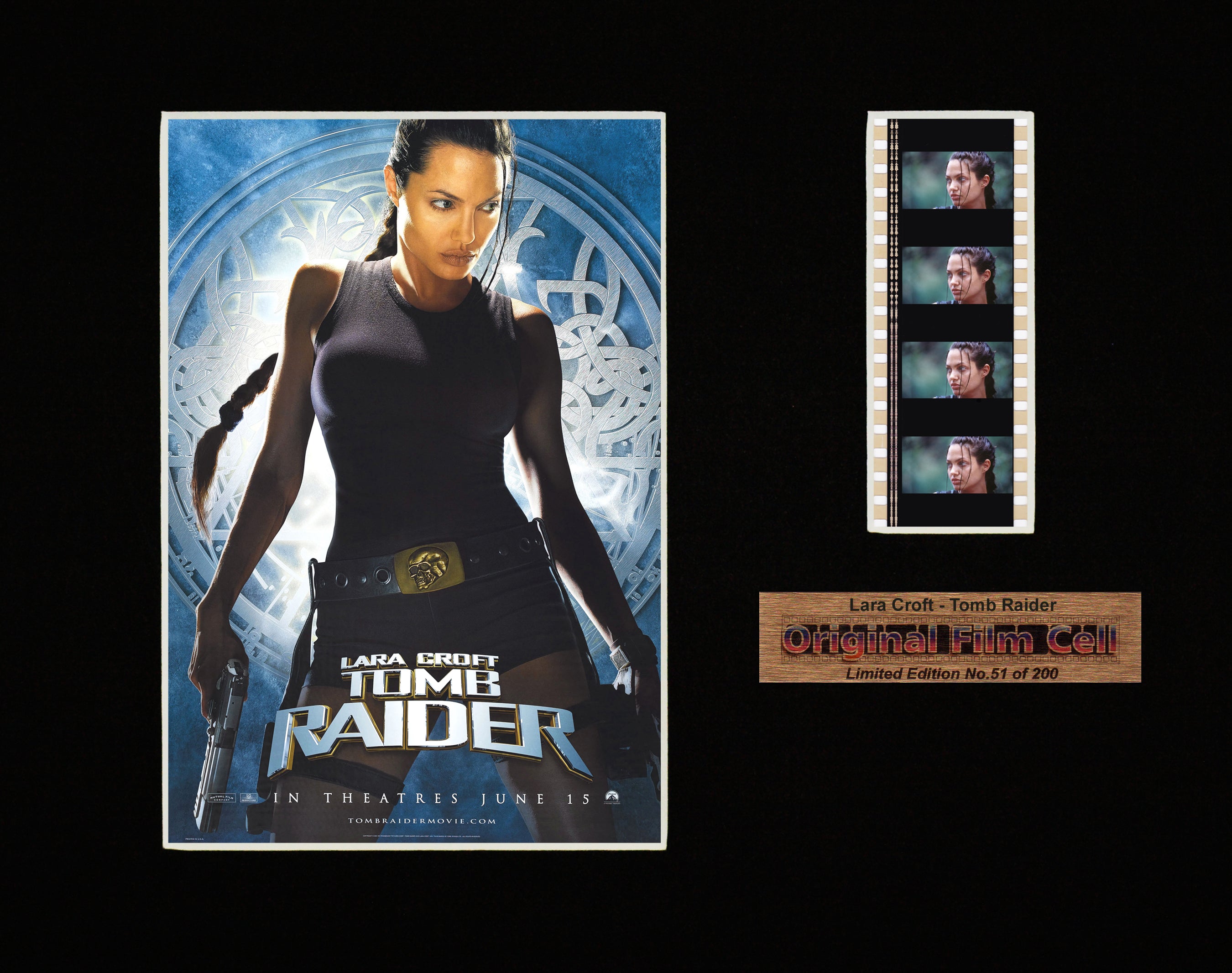 Tomb Raider (2001) - Unframed single film cell presentation