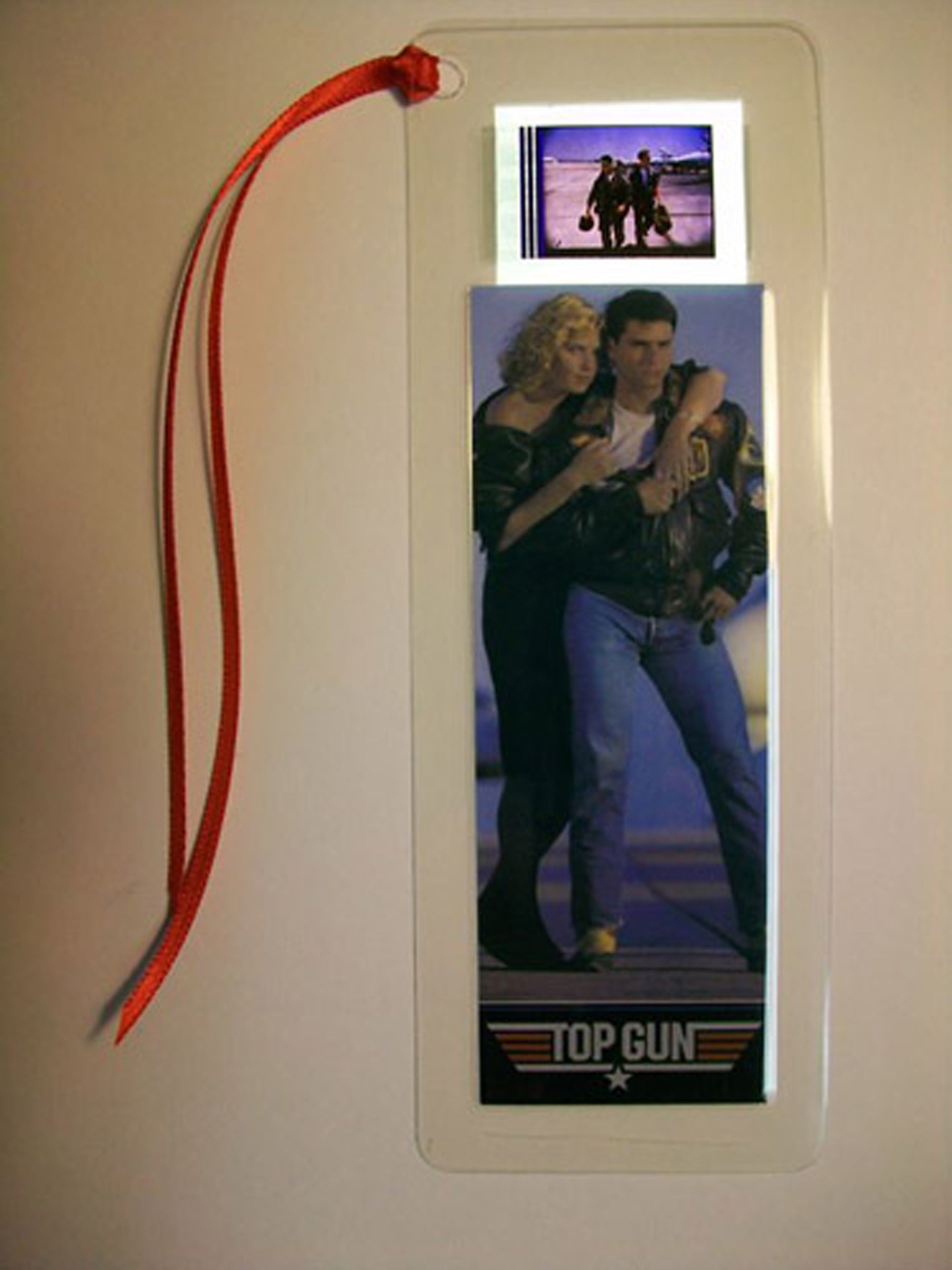TOP GUN Rare Movie Film Cell Bookmark