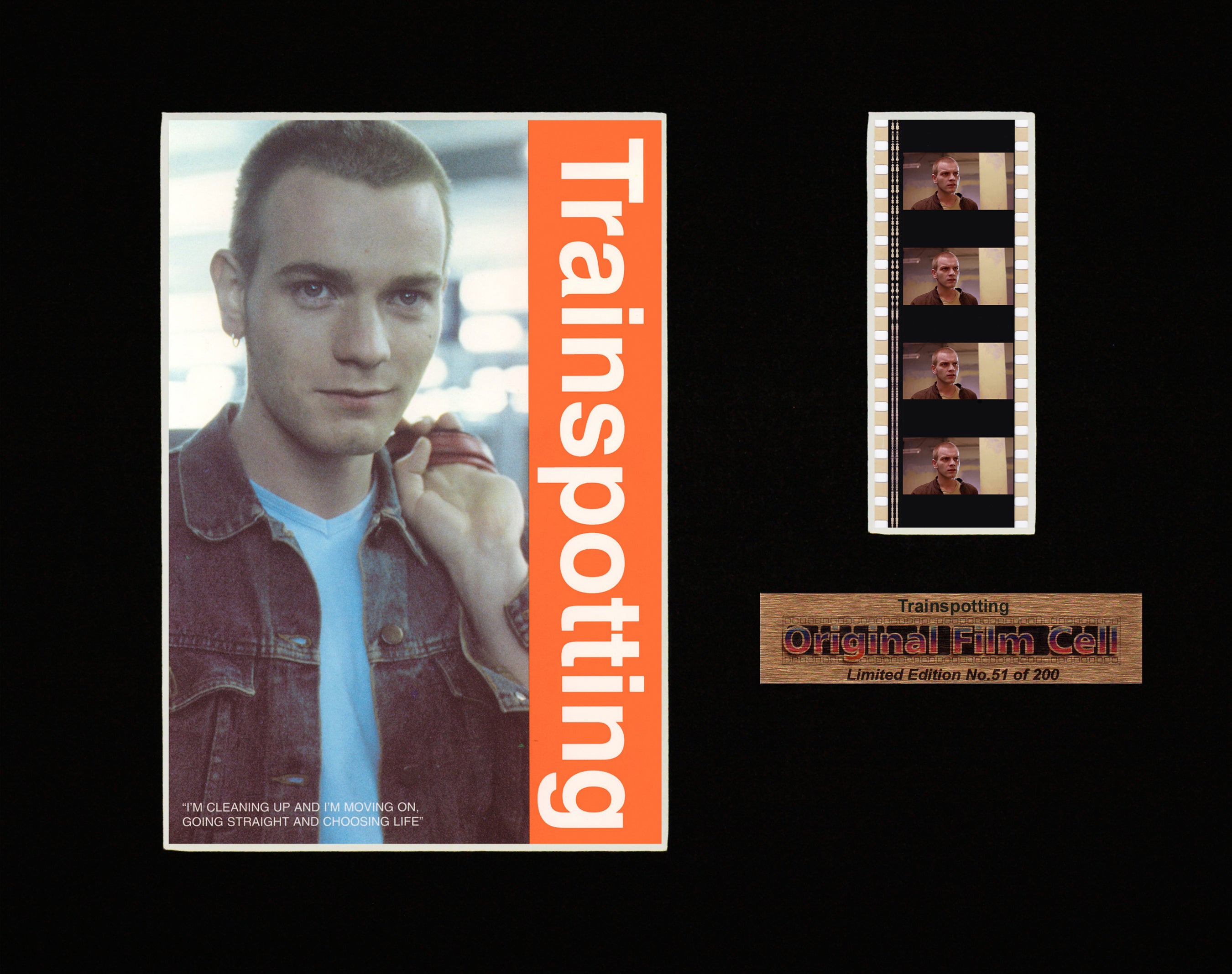 Trainspotting (1996) - Unframed single film cell presentation
