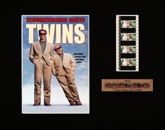 Twins (1988) - Unframed single film cell presentation