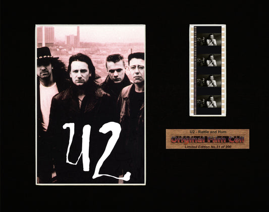 U2 - Rattle and Hum (1988) - Unframed single film cell presentation