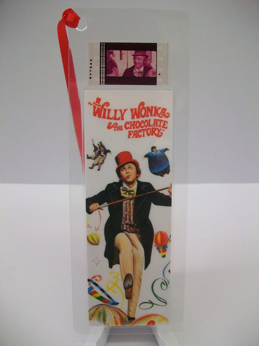 WILLY WONKA Rare Movie Film Cell Bookmark