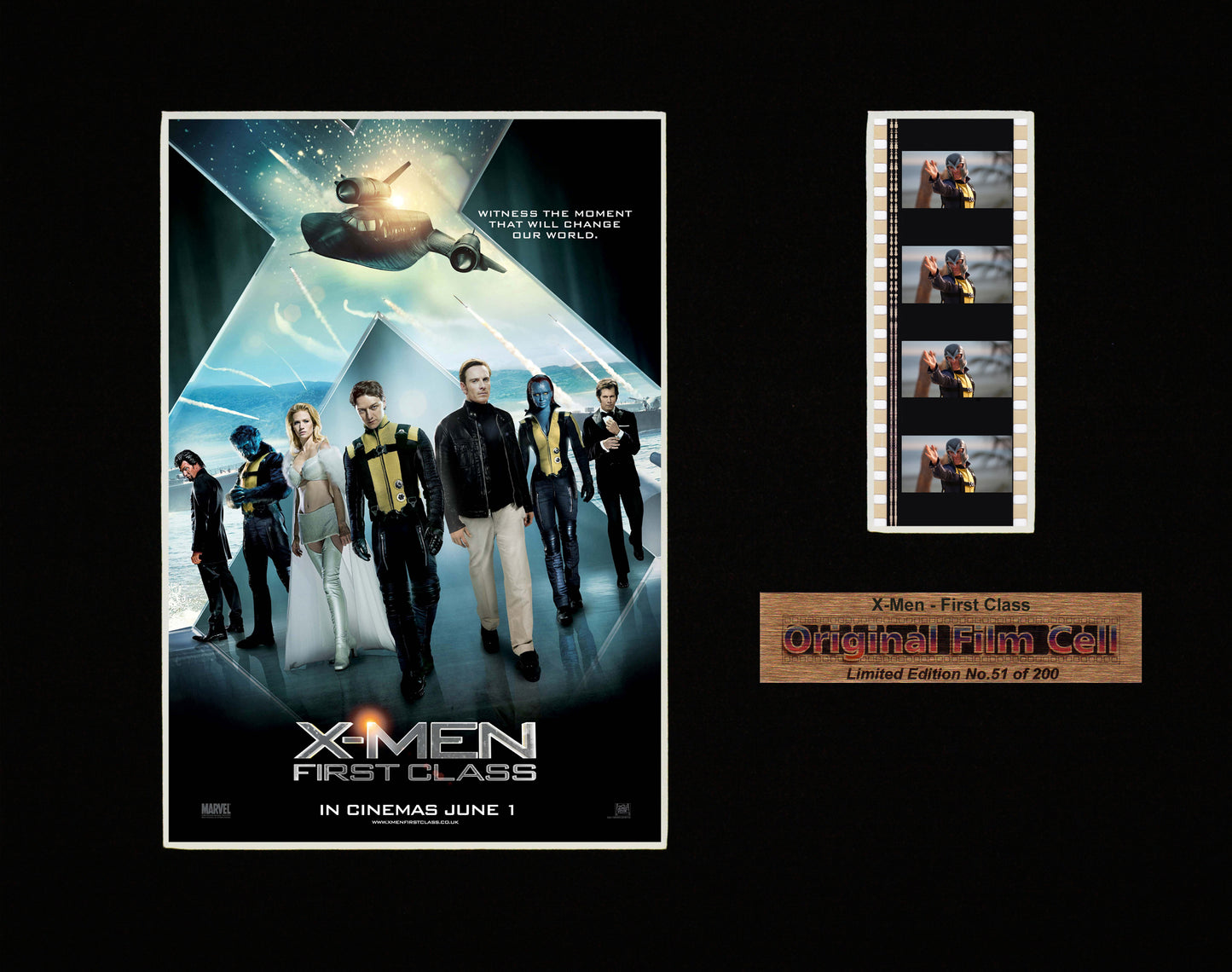 X-Men - First Class (2011) - Unframed single film cell presentation