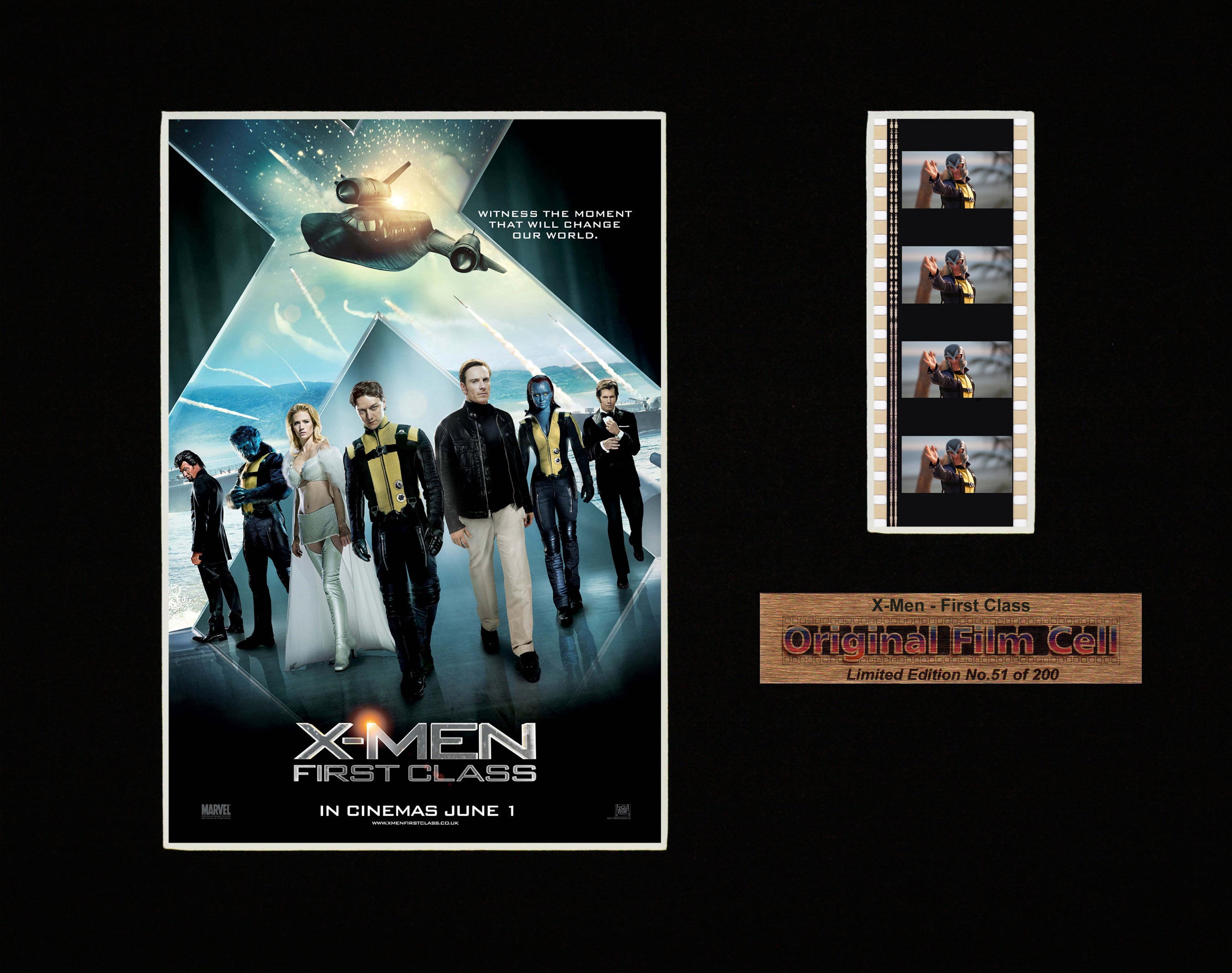X-Men - First Class (2011) - Unframed single film cell presentation
