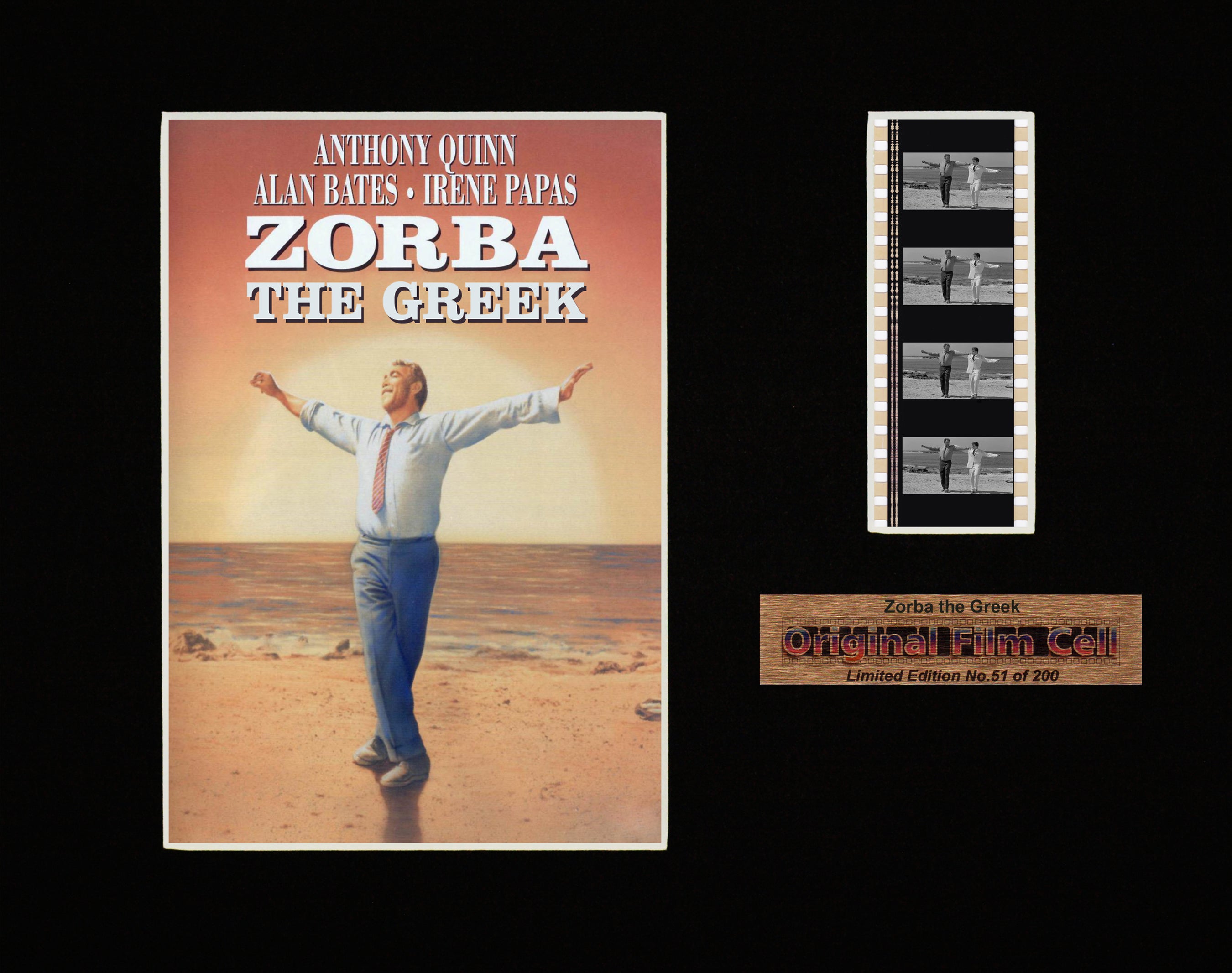 Zorba the Greek (1964) - Unframed single film cell presentation
